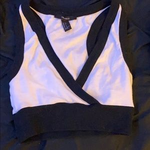 forever 21 low cut crop top